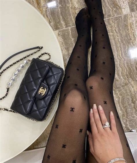 chanel tights fake|chanel stockings.